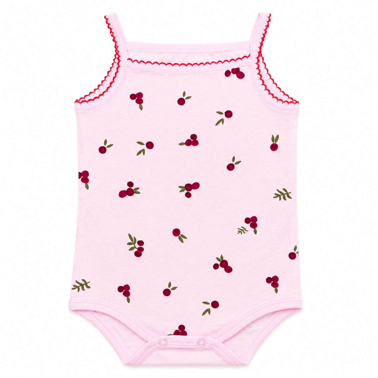 Girls Cotton Bodysuit Set – 3 Pieces