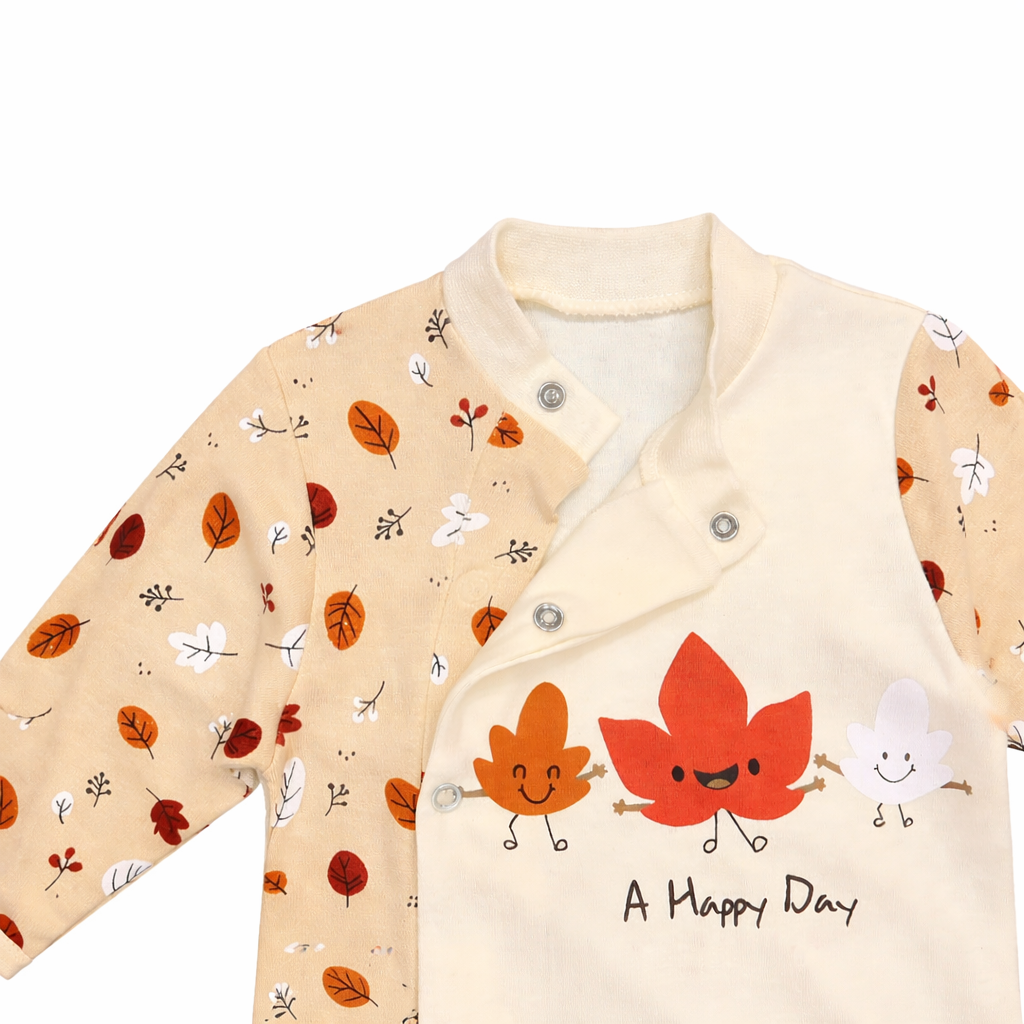 Girls Cream Cotton Jumpsuit Set