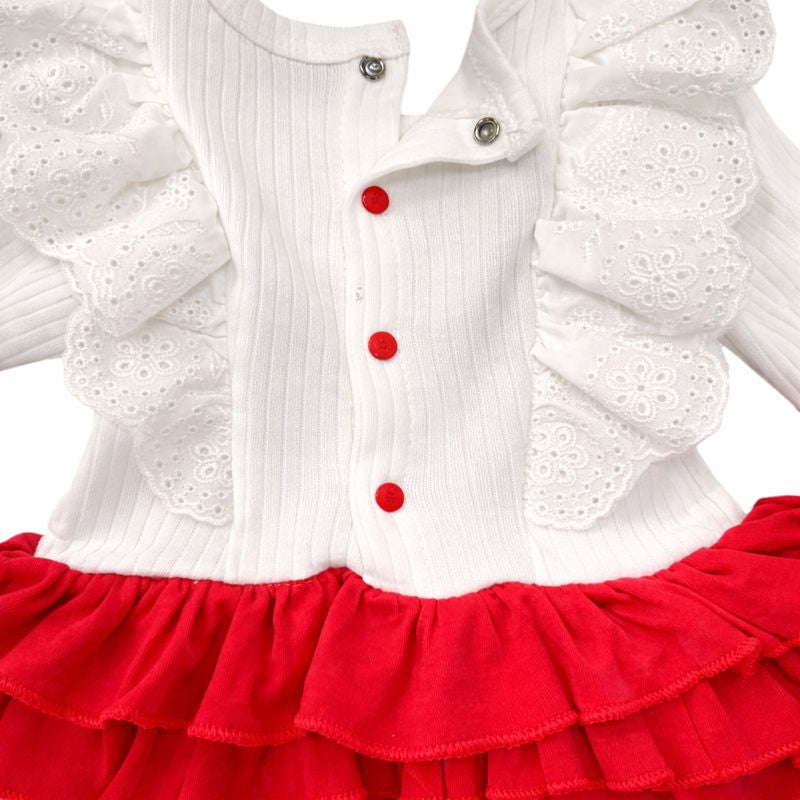 Cute Girls Romper Set – 3 Pieces