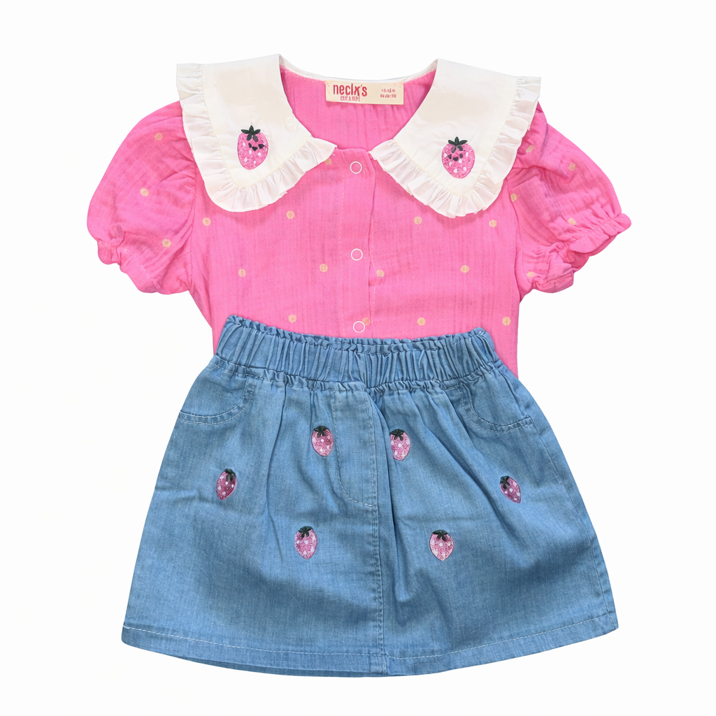 Girls Strawberry Set 2-Piece