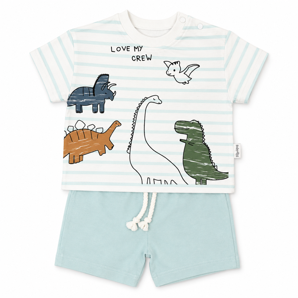 Boys Cotton Animal Set - 2 Pieces