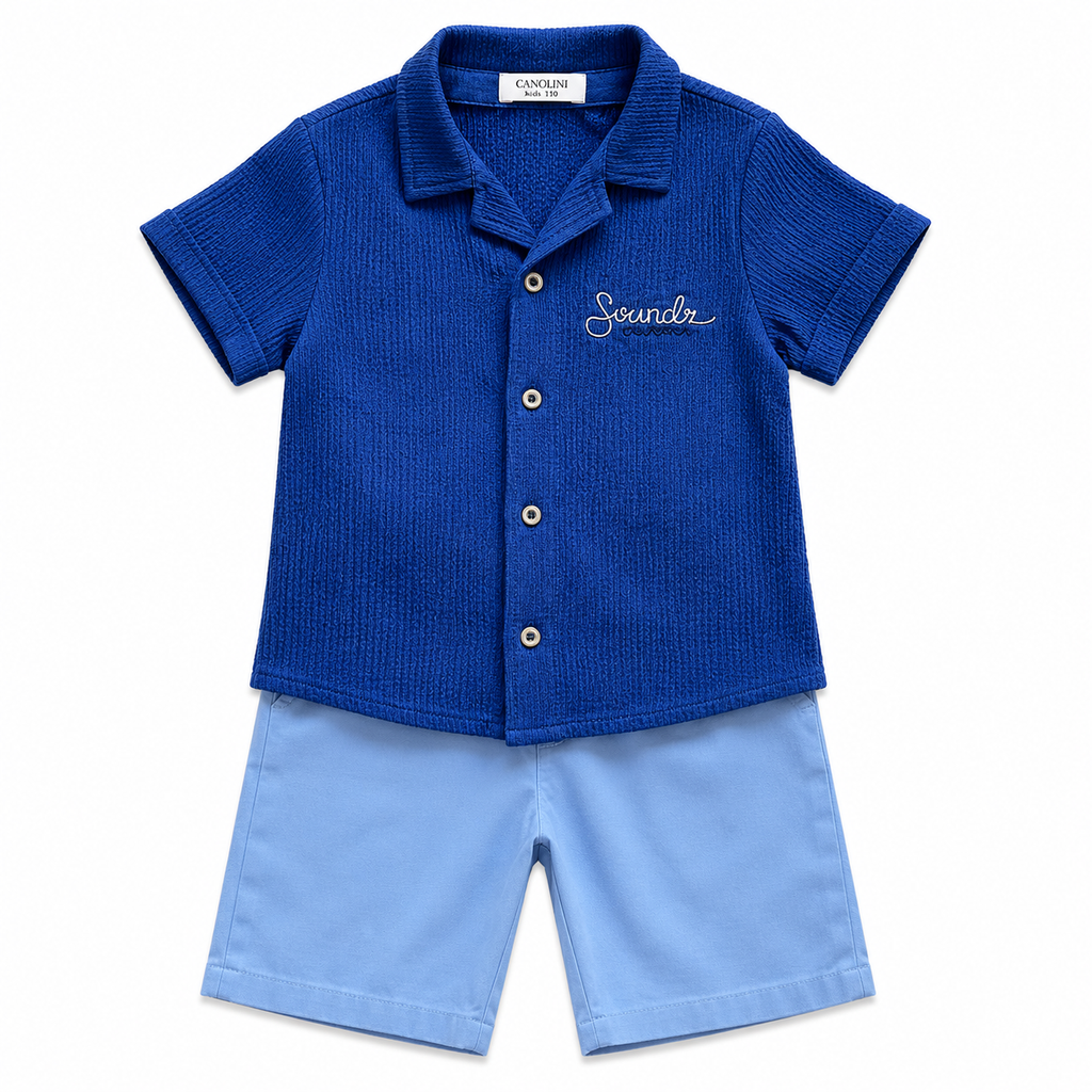 Boys Embroidered Set 2-Pieces