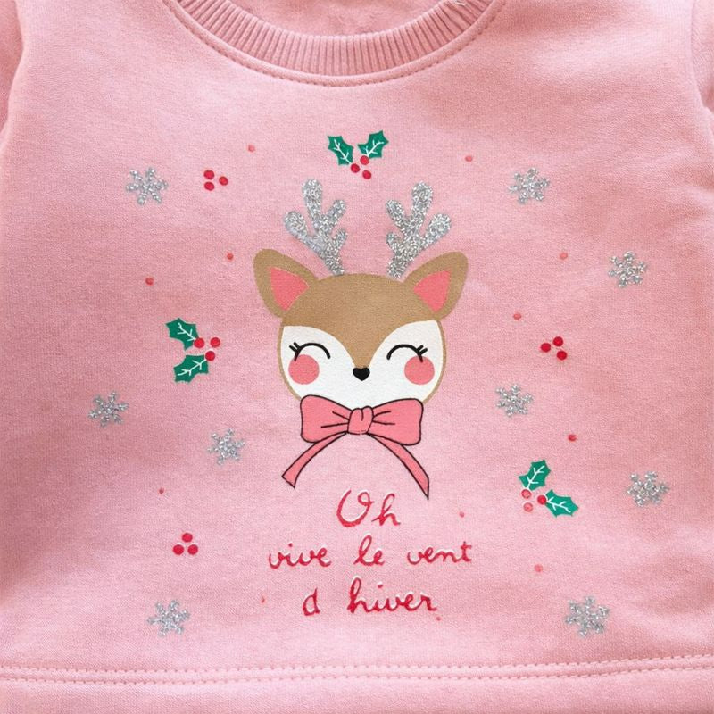 Girls Fleece Set – 3 Pieces