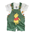 Boys Set 2 Pieces Cotton T-Shirt & Winnie the Pooh Overall