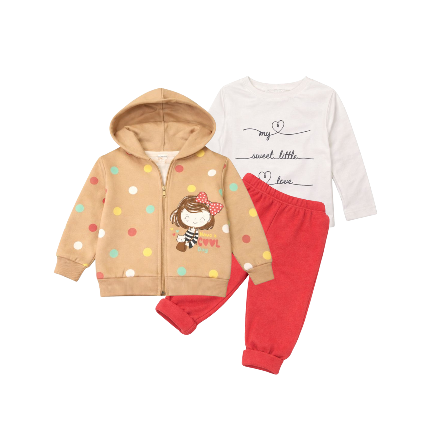 Lola Set – 3-Piece Fleece Outfit