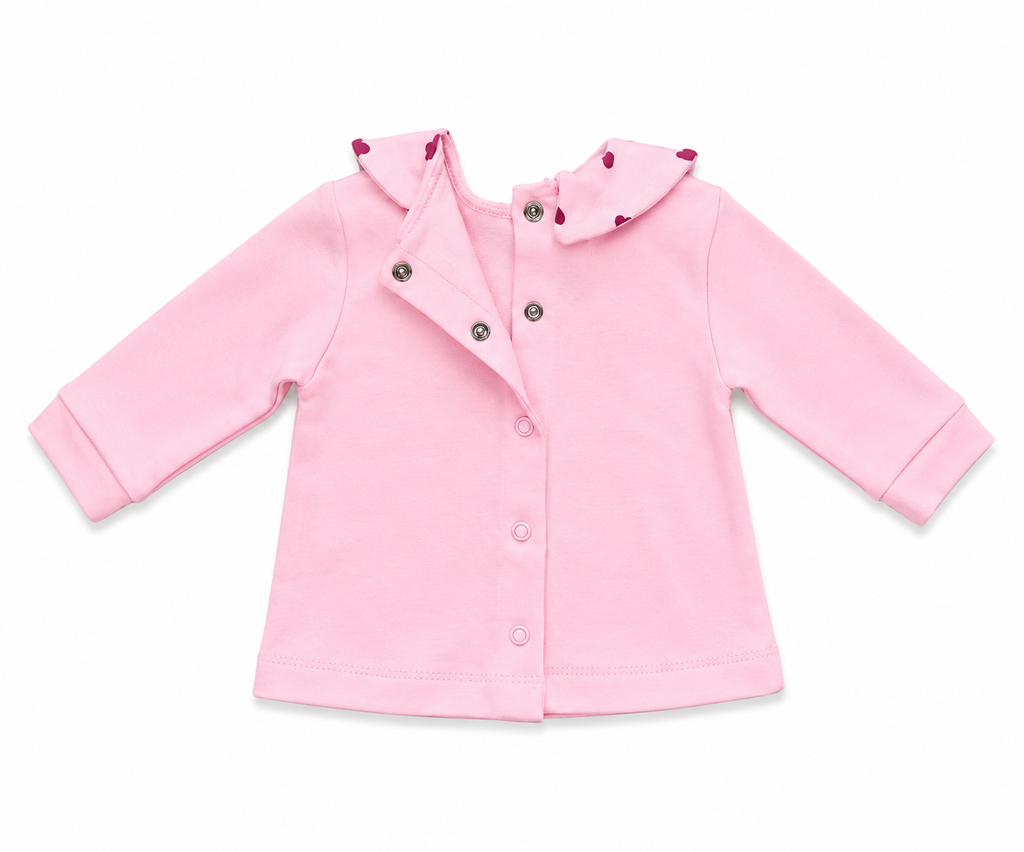 Girls Heart Print 2-Piece Set