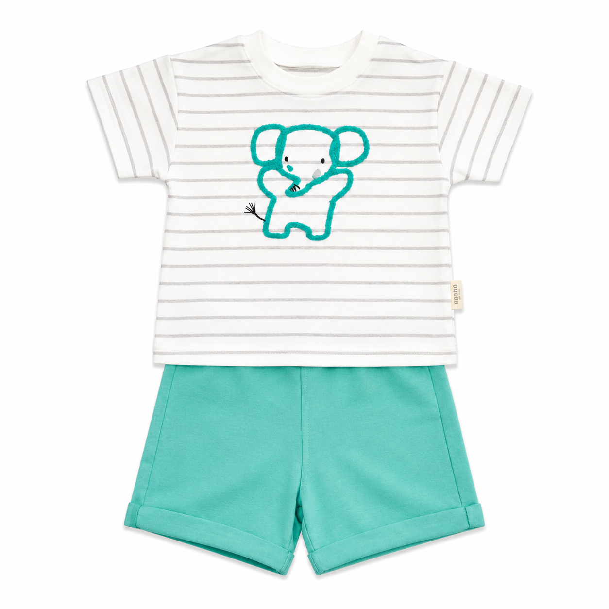 Boys Elephant Cotton Set – 2 Pieces