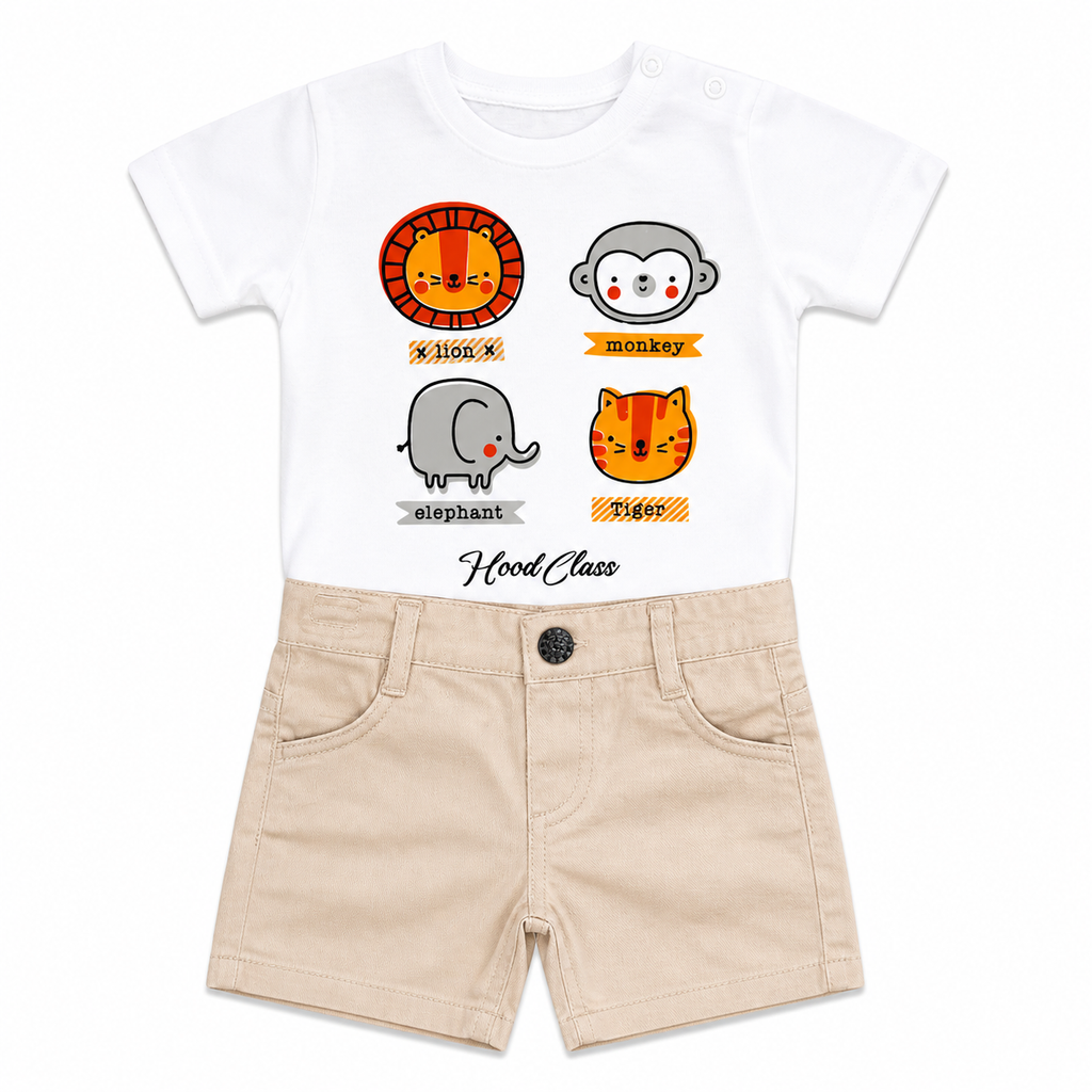Boys 3-Piece Linen Chemise Set