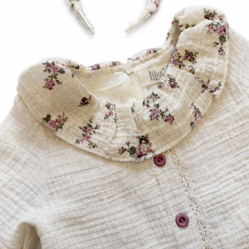 Girls Elegant Dress with Headband