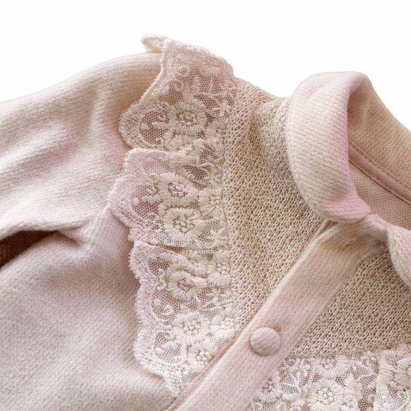 Newborn Girls Soft Wool Set – 2 pieces