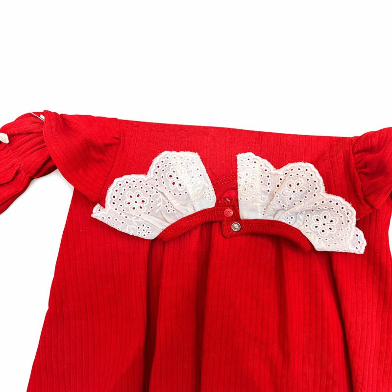 Girls Cotton Dress Set – 2 Pieces