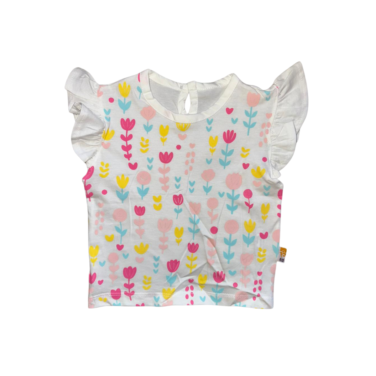 Girls Set 2 Pieces Cotton T-Shirt & Winnie the Pooh Overall