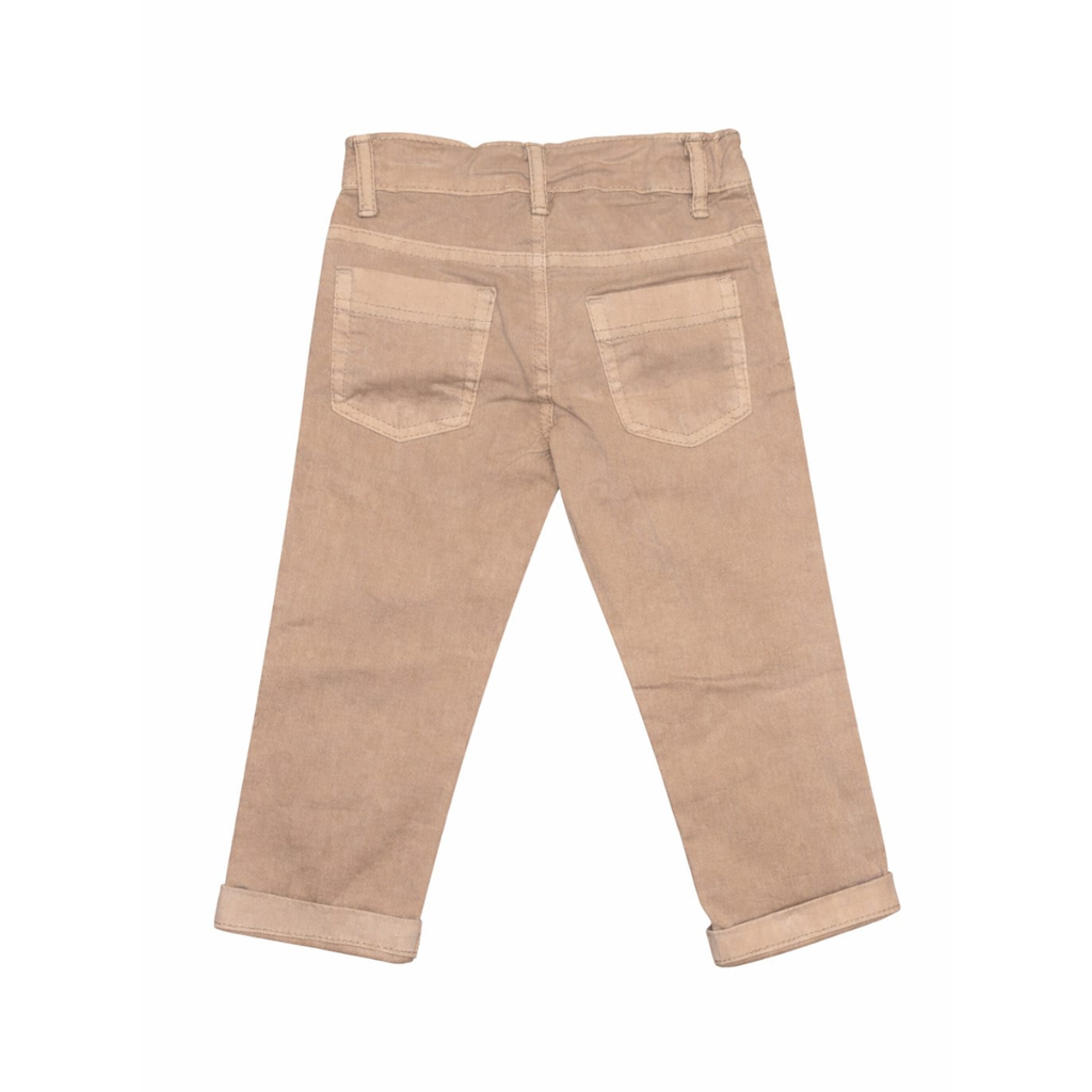 Beige Jacket, Pants & White Cotton T-Shirt - 3-Piece Set
