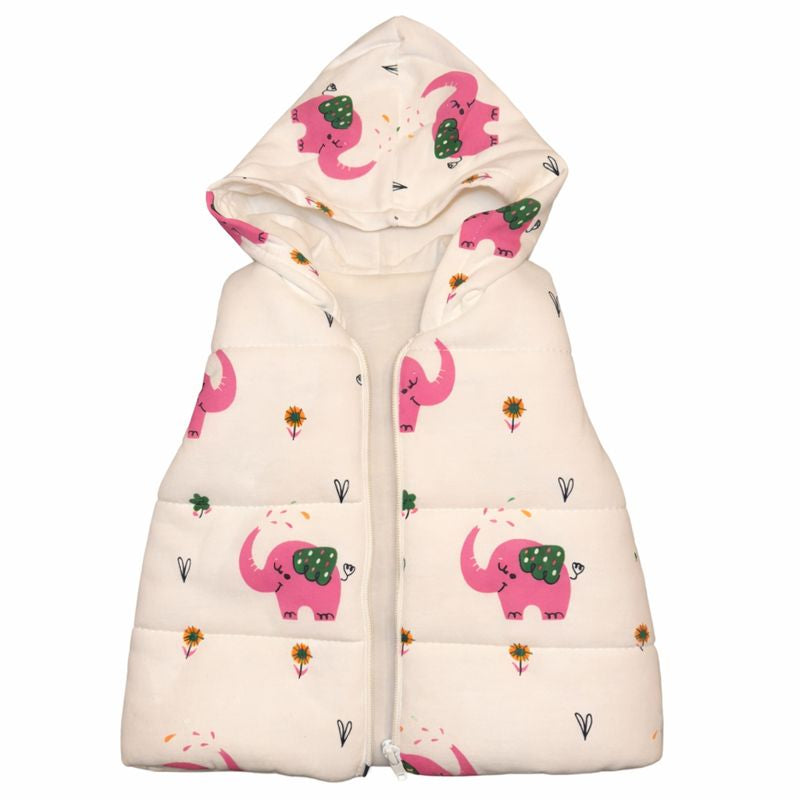 Girls Pink & White Elephant Set – 3 Piece