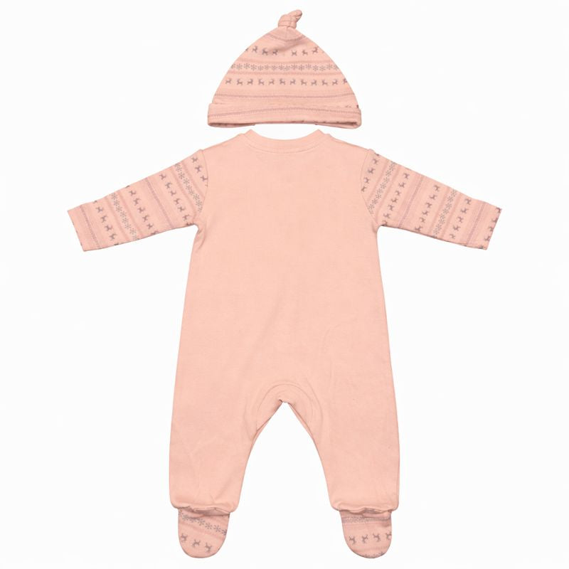 Girl Jumpsuit with Hat Set – 2 pieces