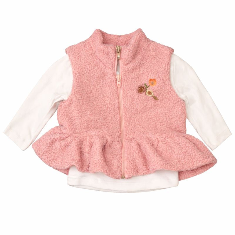 Leopard Print Soft Wool Girls set – 3 pcs