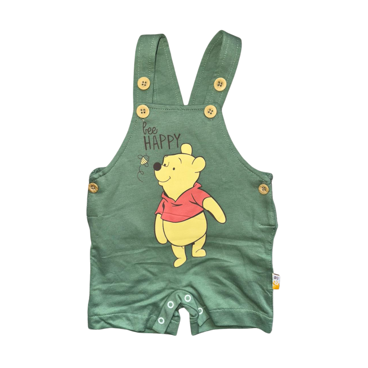 Boys Set 2 Pieces Cotton T-Shirt & Winnie the Pooh Overall