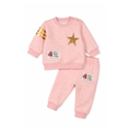 Pink & Gold 2-Piece Fleece Set