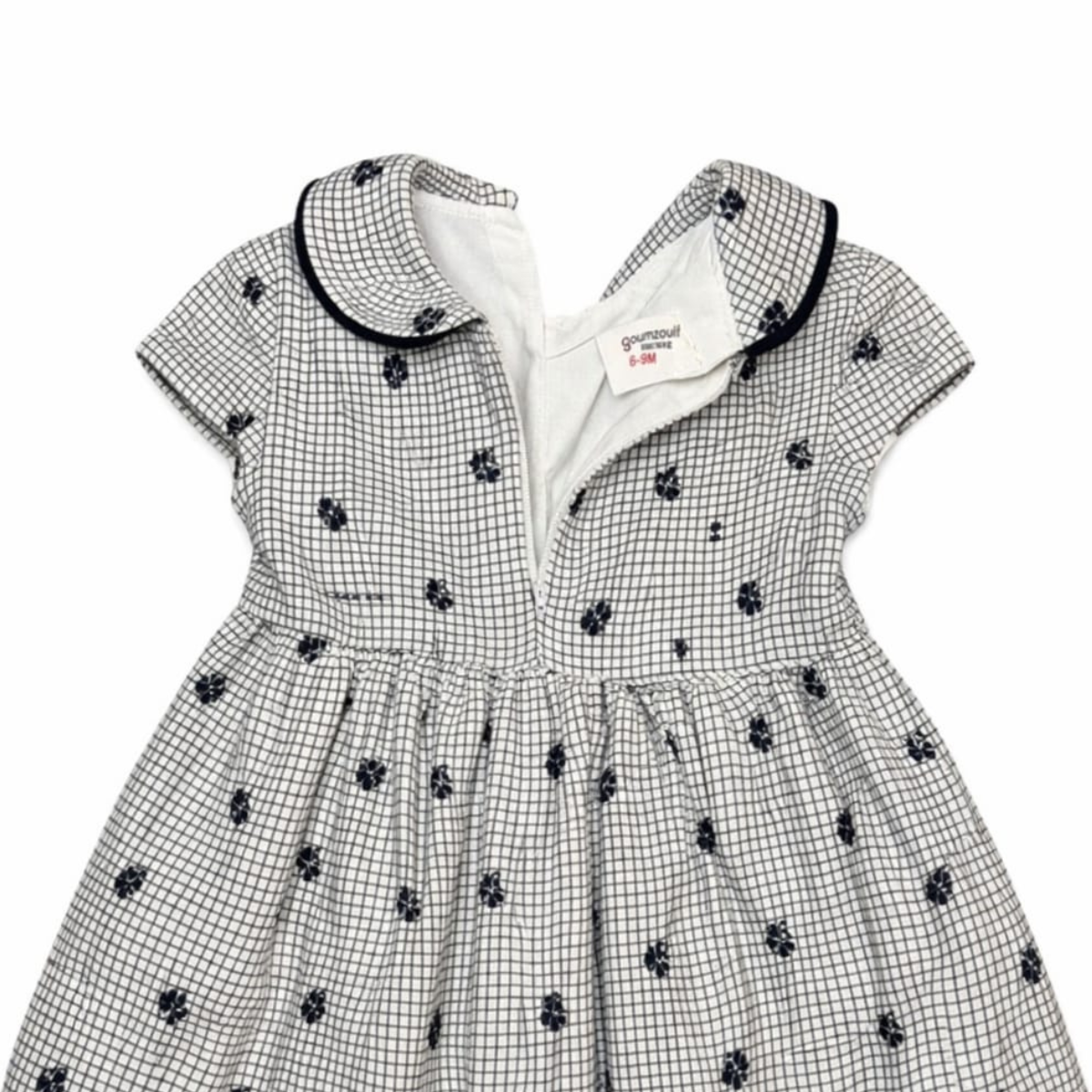 Navy & White Marcelise Dress & Bolero Set