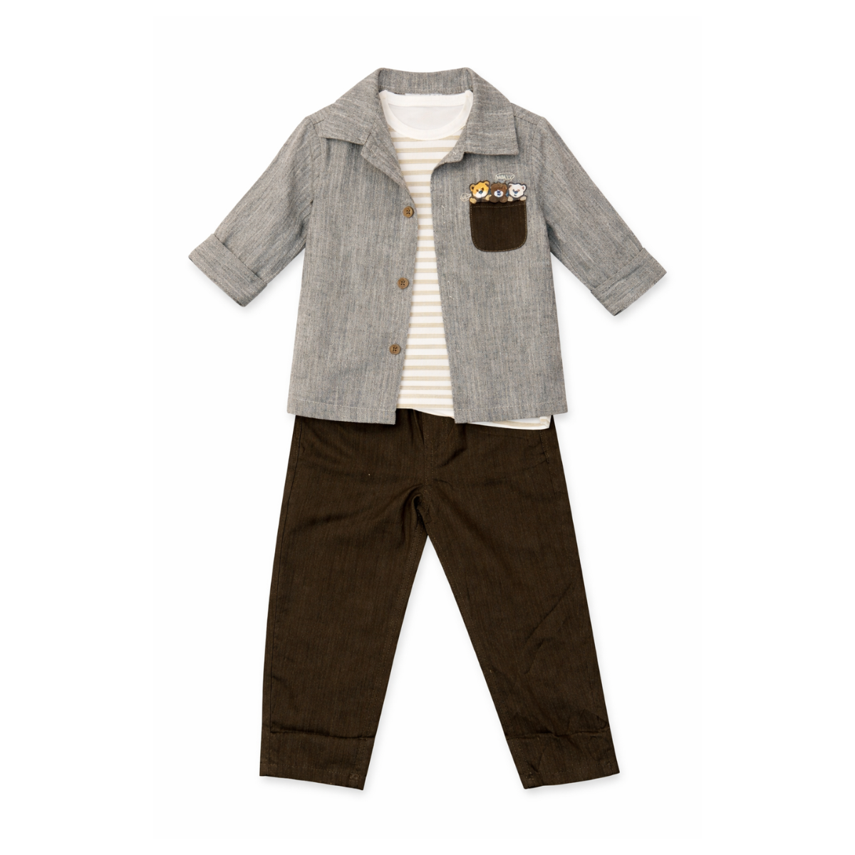 Boys Casual Outfit - 3 Pieces Set