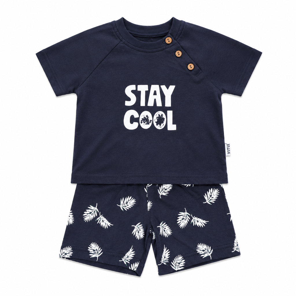 Boys Stay Cool Cotton Set 2-Pieces