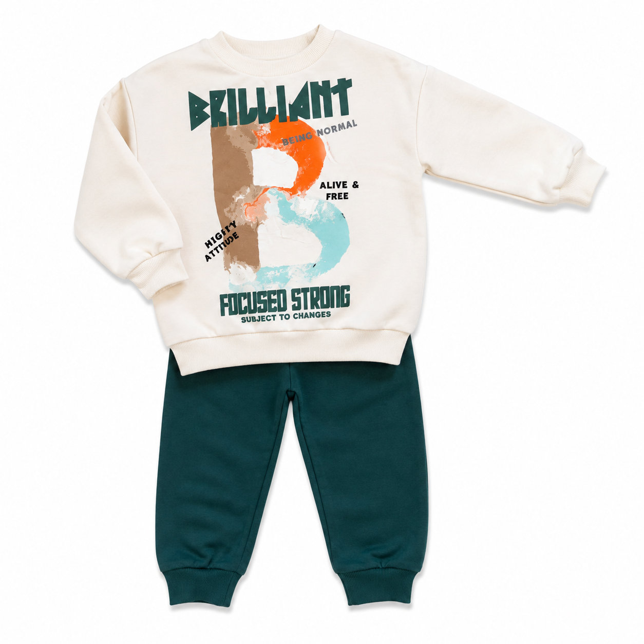 Boys Brilliant 2-Piece Sweatshirt Set