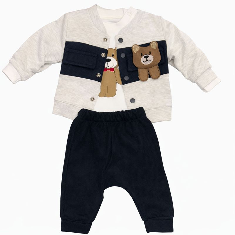 Teddy Bear Boys Set  – 3 Pieces