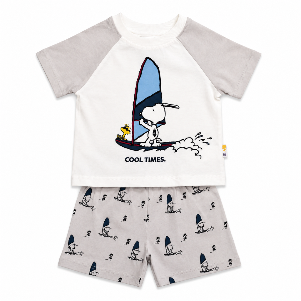 Boys Snoopy Cotton Set – 2 Pieces