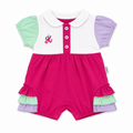 Girls Colorful Cotton Jumpsuit