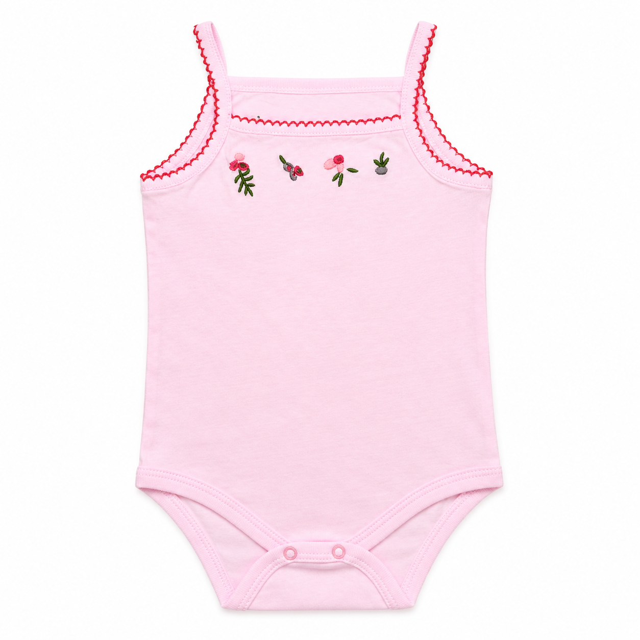 Girls Cotton Bodysuit Set – 3 Pieces