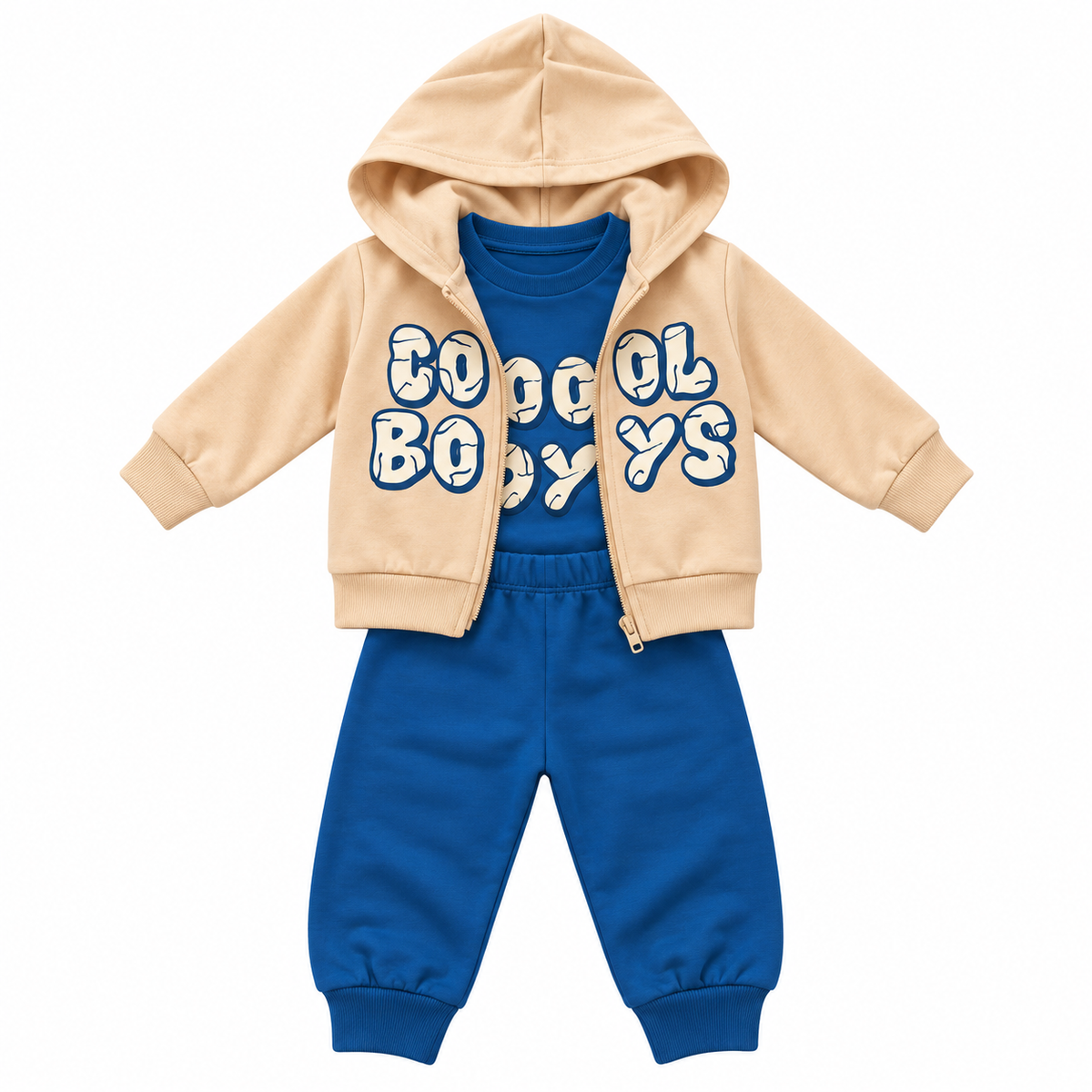 Baby Boys Cool Boys 3-Piece Tracksuit Set