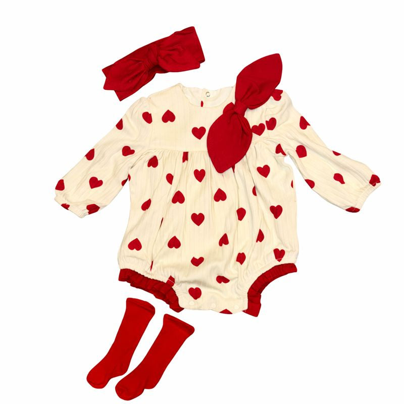 Baby Love Bodysuit Set – 3 Pieces