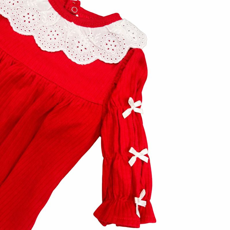 Girls Cotton Dress Set – 2 Pieces