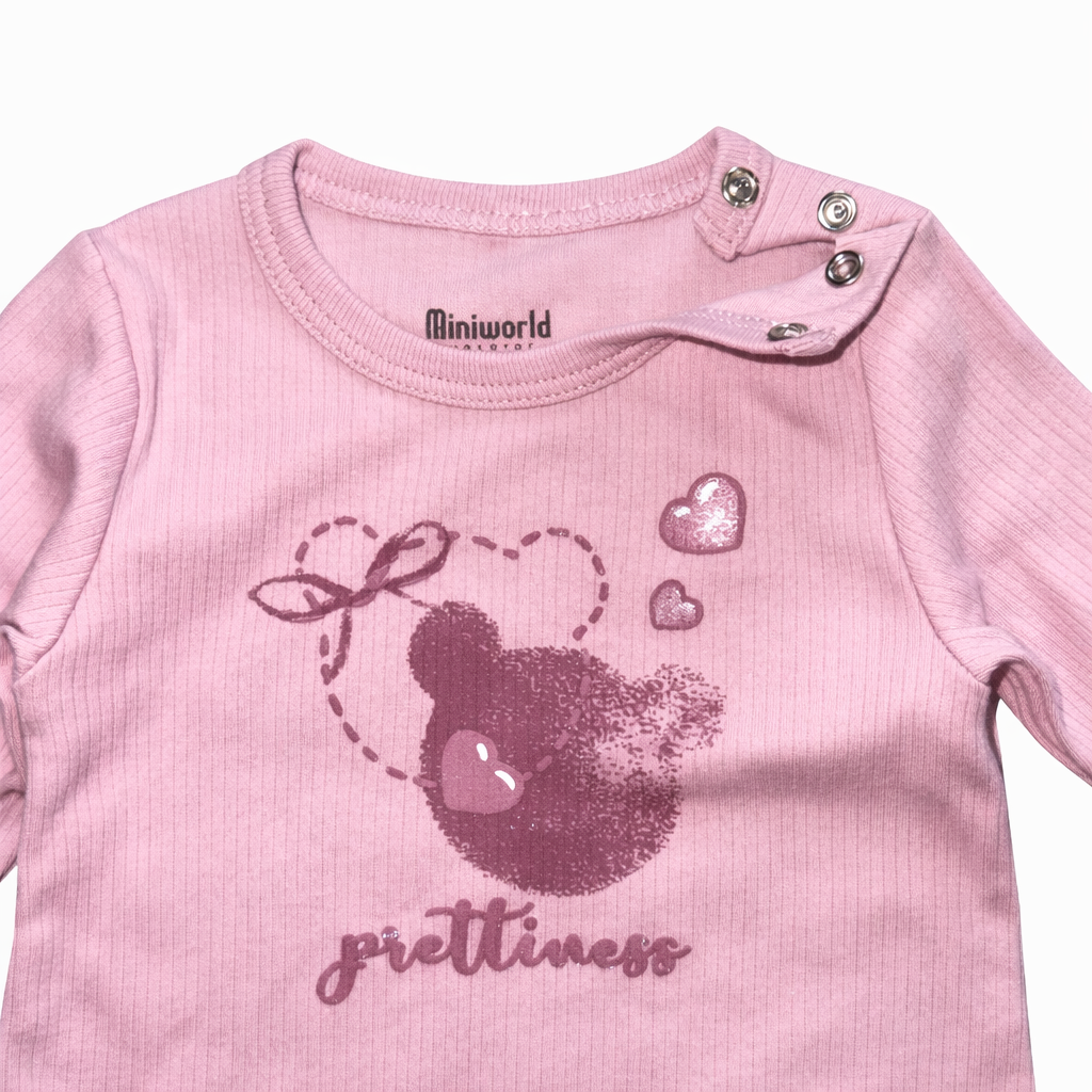 Baby Girl Jumpsuit Set – 2 Pieces