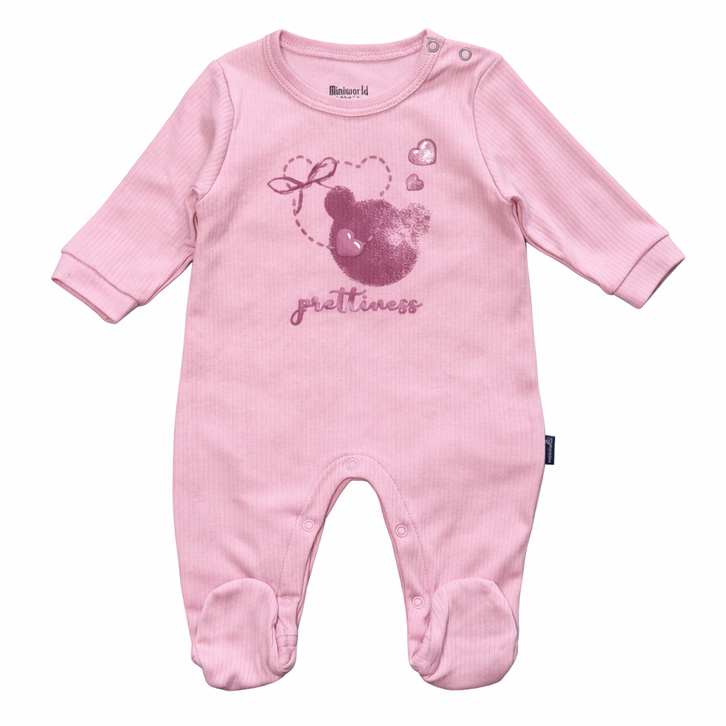 Baby Girl Jumpsuit Set – 2 Pieces