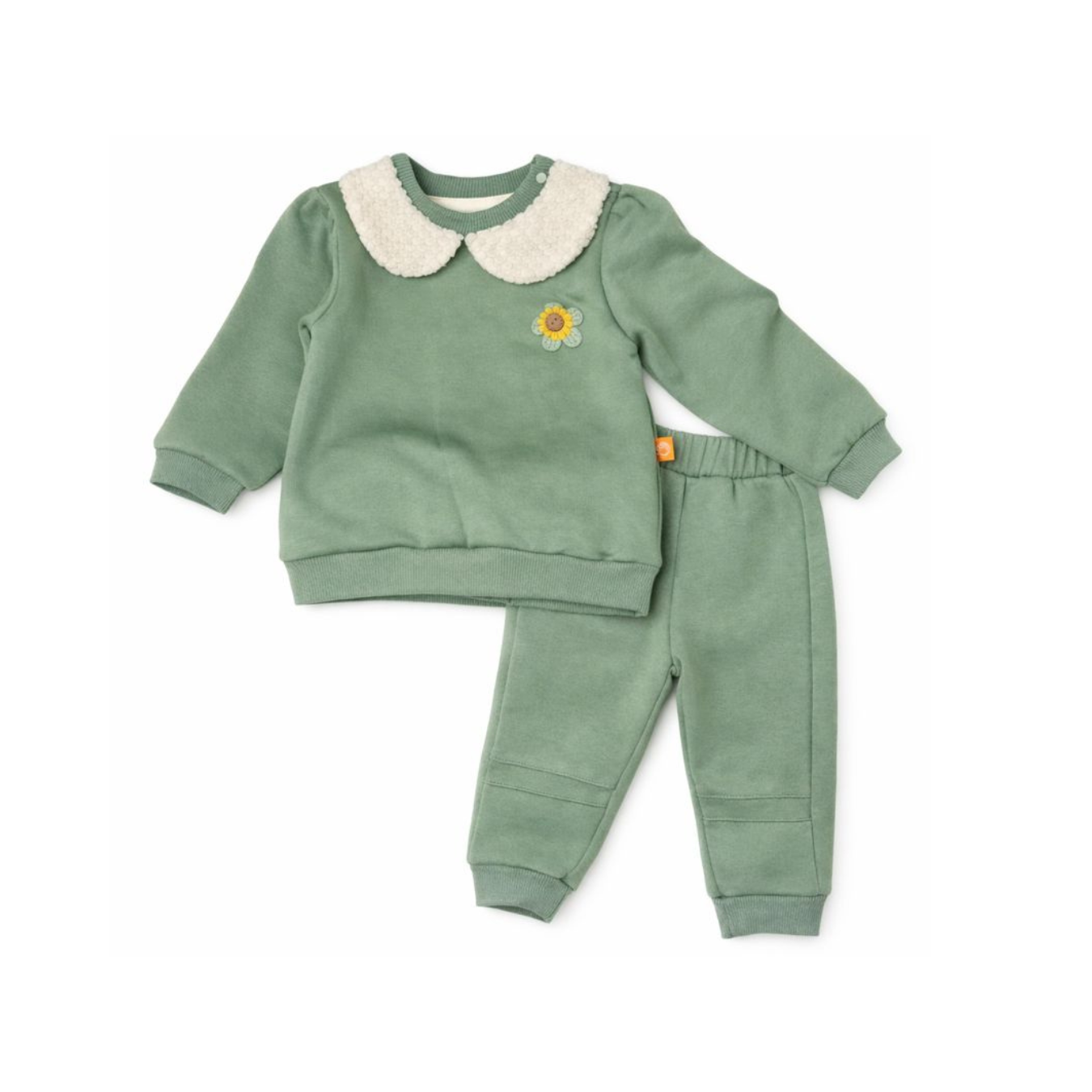Green Fleece Survêtements Set – 2 Pieces