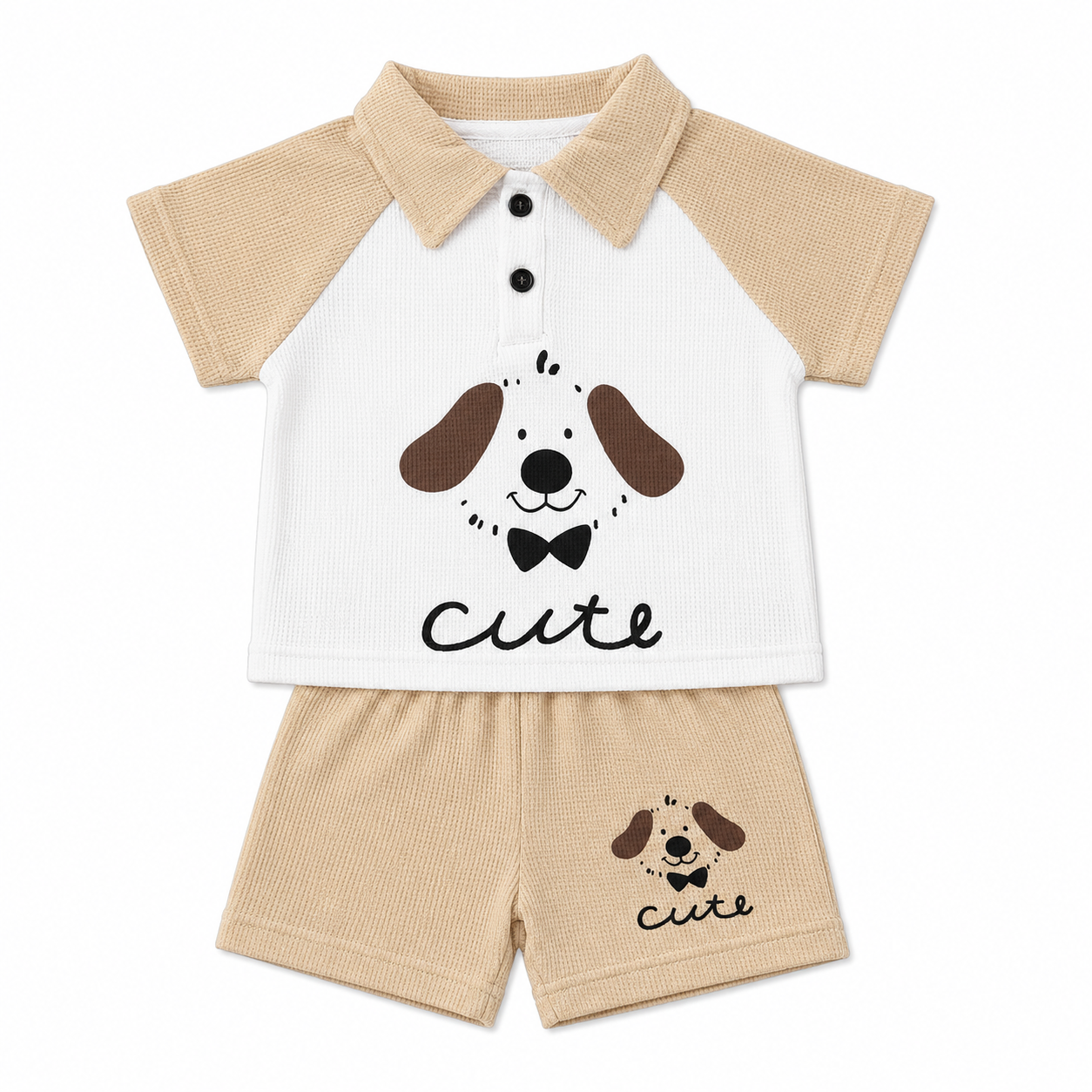 Boys 2 Pieces Cotton Doggy Set