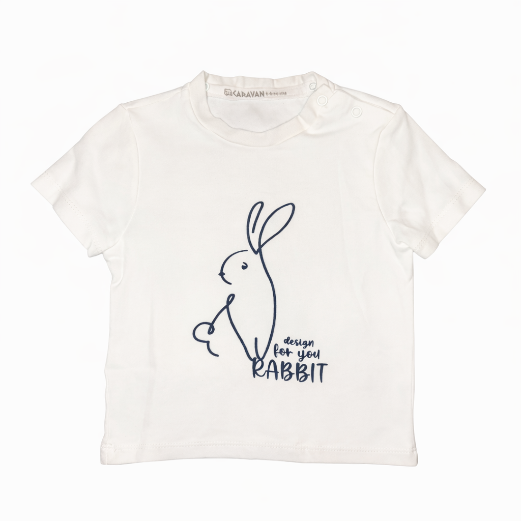 Boy Set with Sport Jeans-Style Pants, White Cotton Blouse & Navy Blue Cardigan