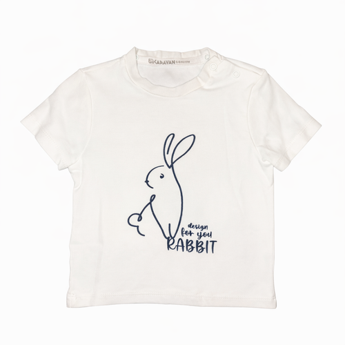 Boy Set with Sport Jeans-Style Pants, White Cotton Blouse & Navy Blue Cardigan