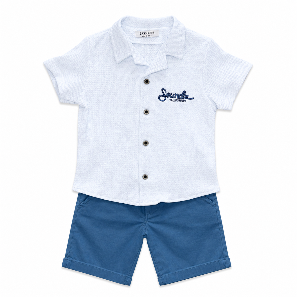 Boys Embroidered Set 2-Pieces