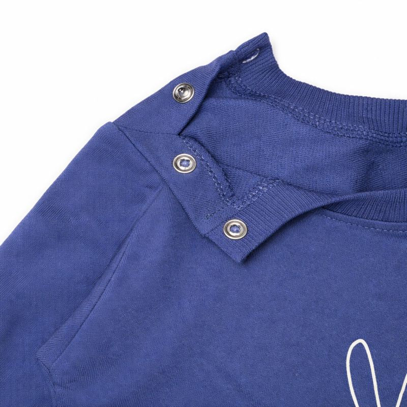 Blue Cotton Pyjamas – 2-Piece Set