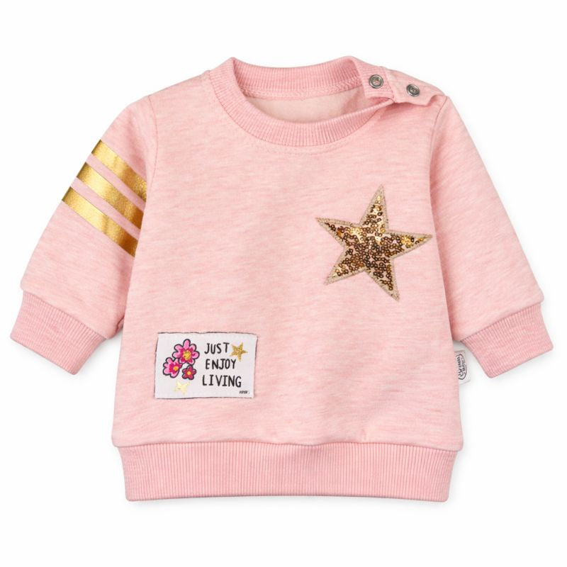 Pink & Gold 2-Piece Fleece Set