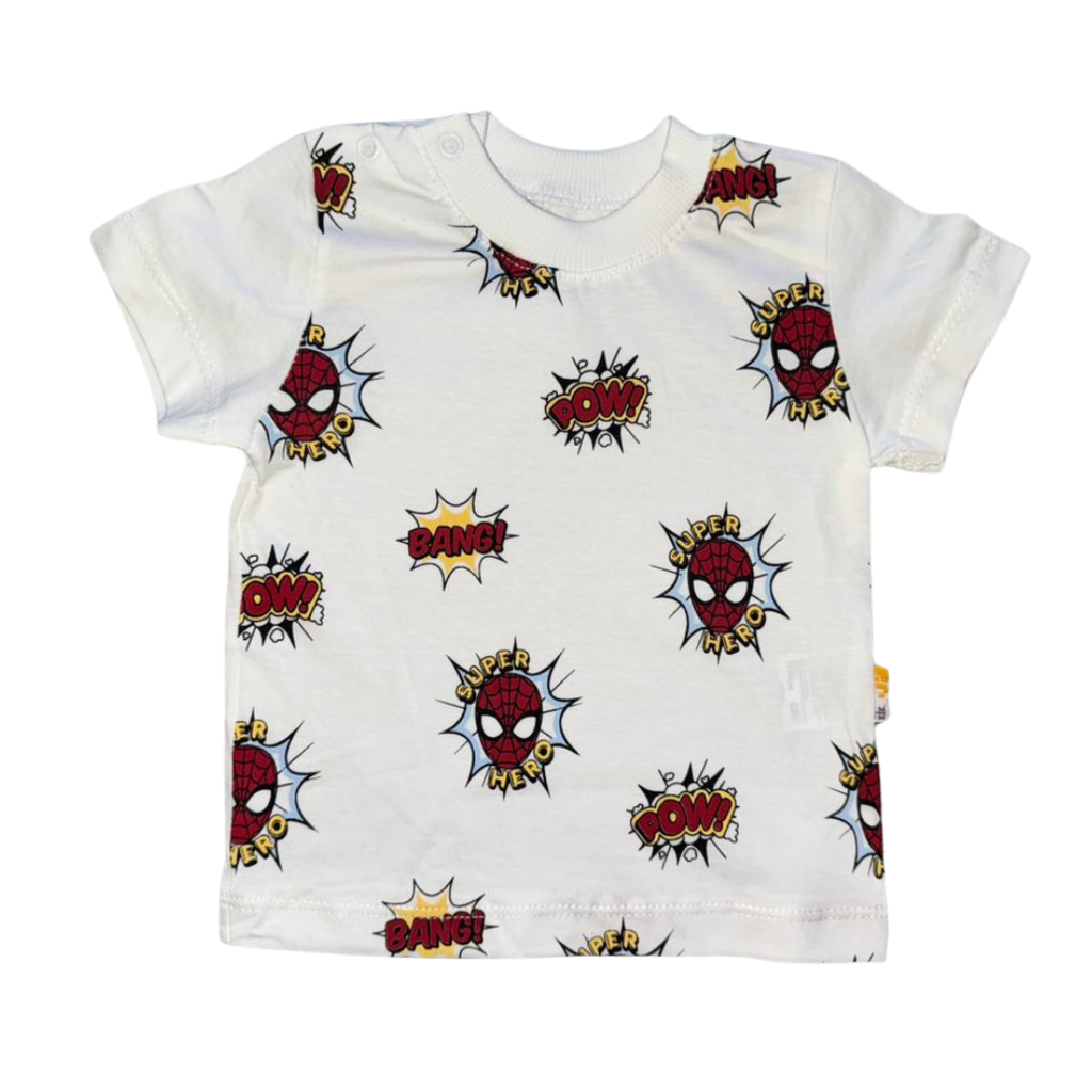 Boys Spiderman Overall Set – 2 Pieces