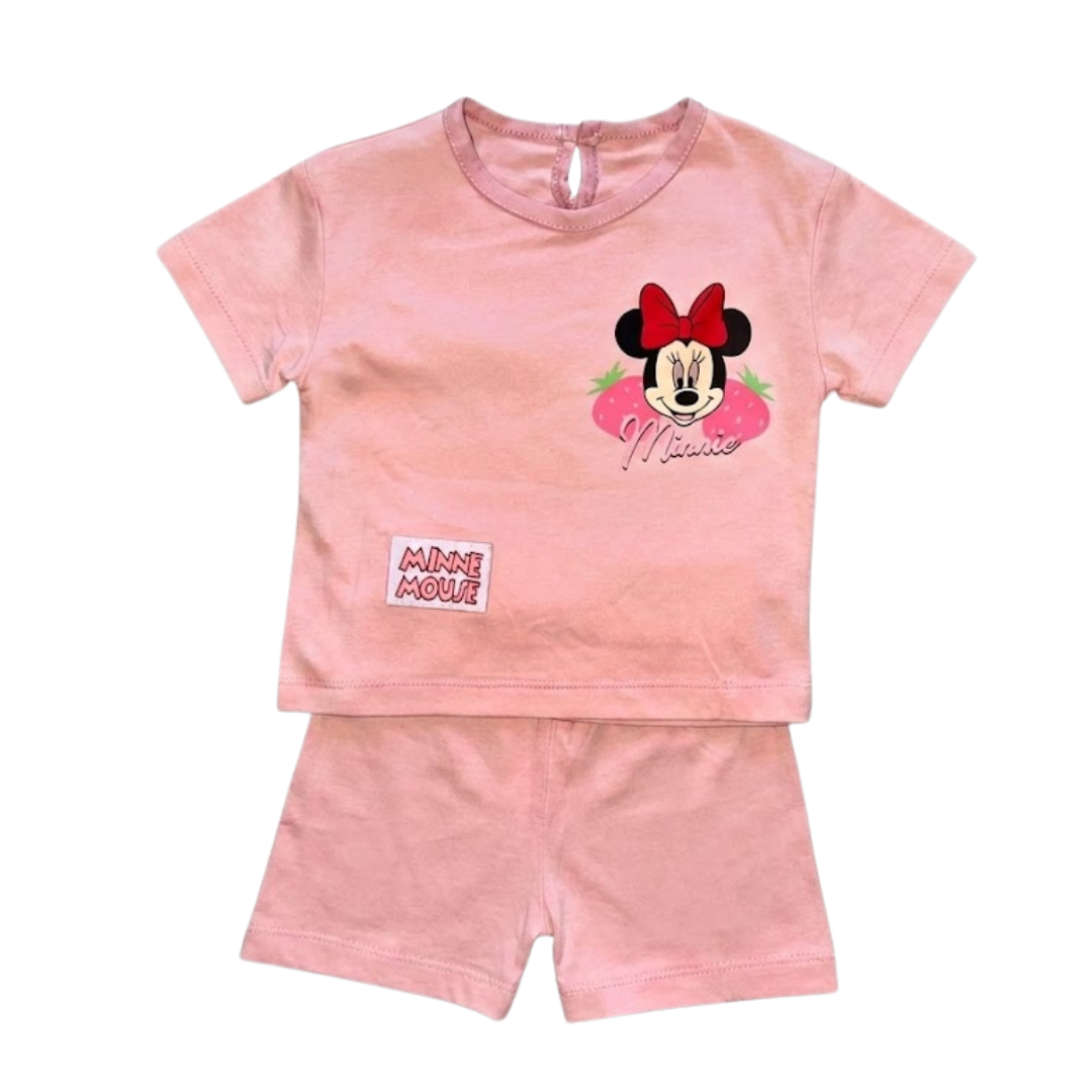 Girls Minnie Mouse Cotton Set