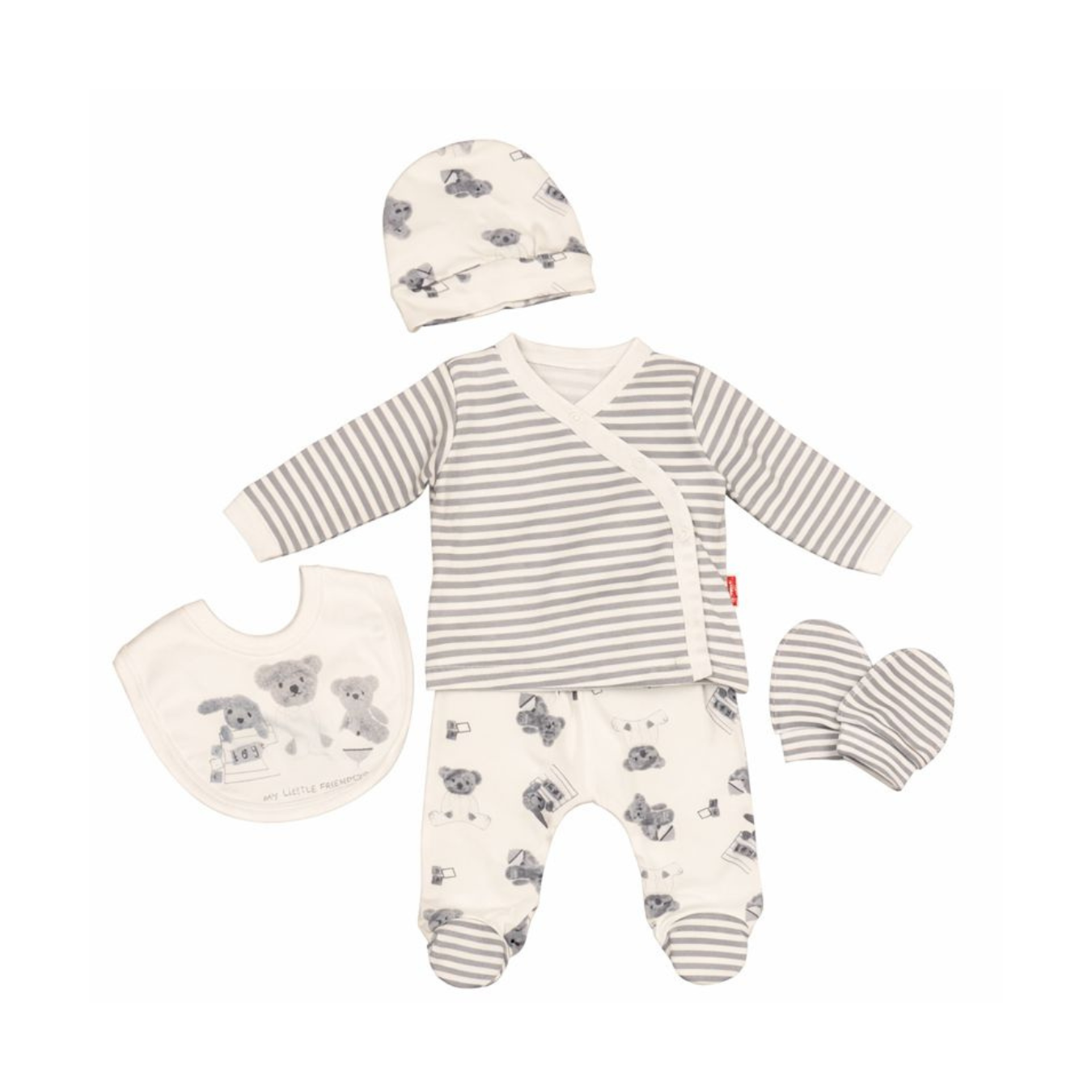 Newborn Baby Boy Set – 5 Pieces