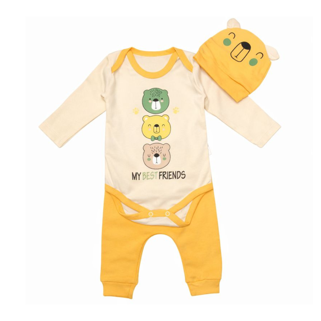 Boy Cotton Set – 3 Pieces