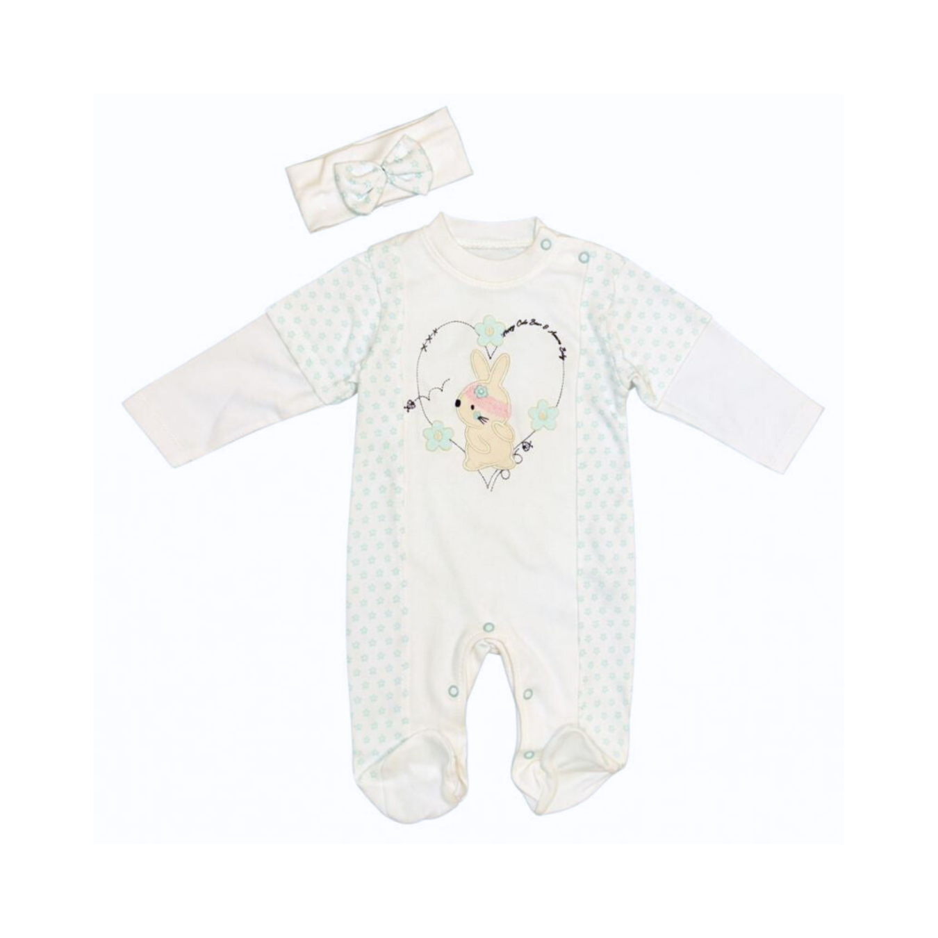 Cotton Girls Jumpsuit Set – 2 Pieces