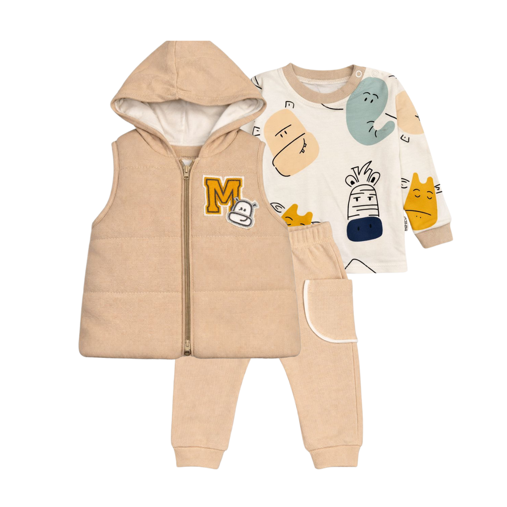 Boys Cotton Set – 3 Pieces