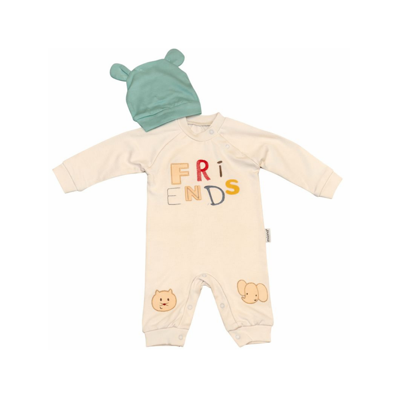 Unisex Cotton Jumpsuit Set – 2 Pieces