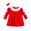 Girls Cotton Dress Set – 2 Pieces